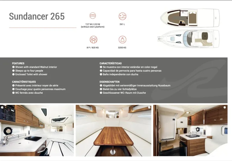 Sea Ray Sundancer 265 2015