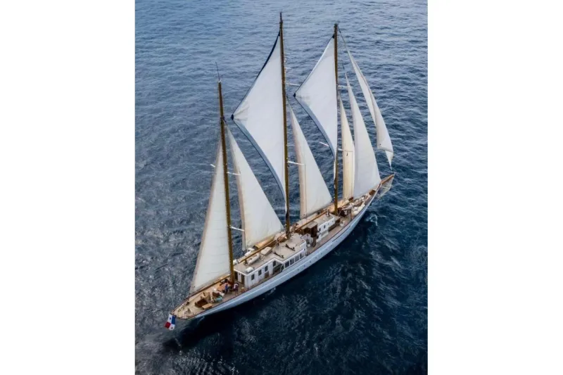 De Vries Lentsch Three Mast Schooner 1959