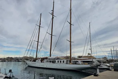 Foto del barco De Vries Lentsch Three Mast Schooner 1959