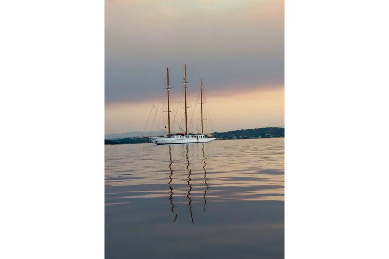 De Vries Lentsch Three Mast Schooner 1959
