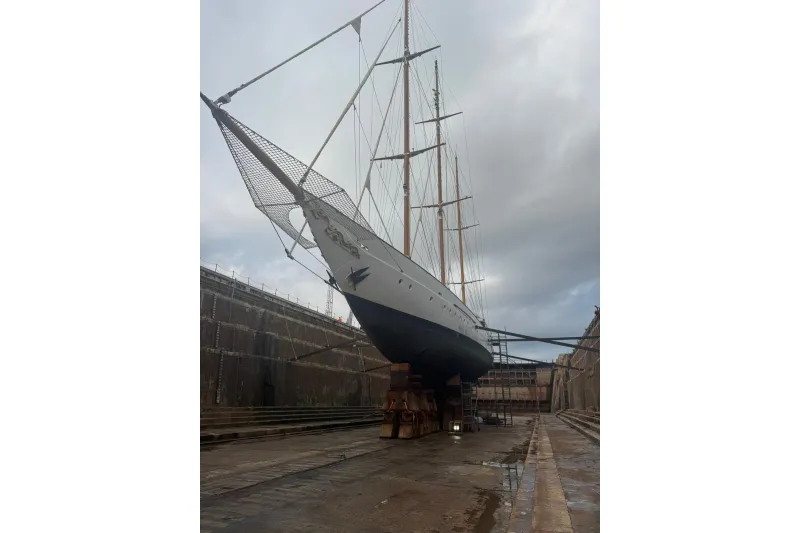 De Vries Lentsch Three Mast Schooner 1959