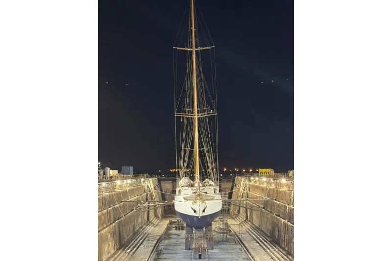 De Vries Lentsch Three Mast Schooner 1959